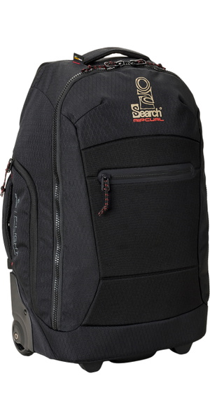 2026 Rip Curl F-Light Hybrid 32L Cordura Wheeled Travel Bag 02FMTB - Black